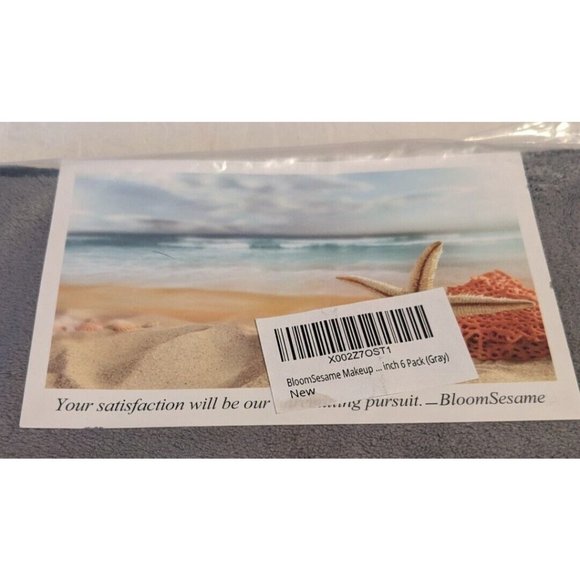 NWT BloomSesame Reusable Makeup Remover Pads 6 Pack Microfiber Cleansing Facial - Picture 4 of 8